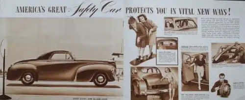 Dodge Luxury Liner Modellprogramm 1941 Automobilprospekt (8377)