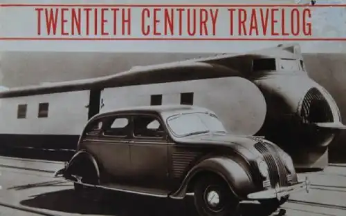 DeSoto Airflow Modellprogramm 1936 "Twentieth Century Travelog" Automobilprospekt (4678)