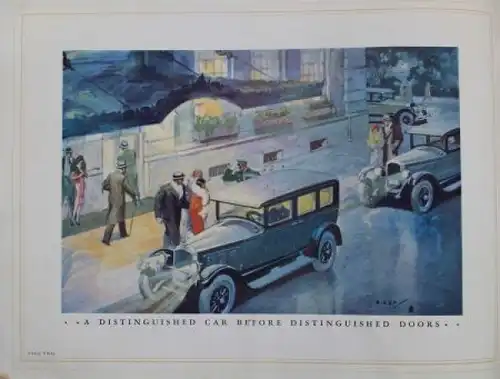 Willys Knight Motorcars Modellprogramm 1927 Automobilprospekt (1896)