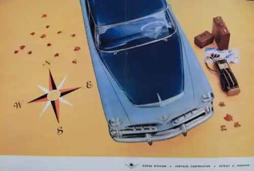 Dodge Modellprogramm 1955 "Daring new, dazzling new" Automobilprospekt (4402)