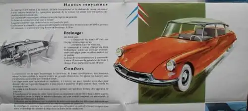 Citroen ID 19 Modellprogramm 1959 Automobilprospekte (0988)