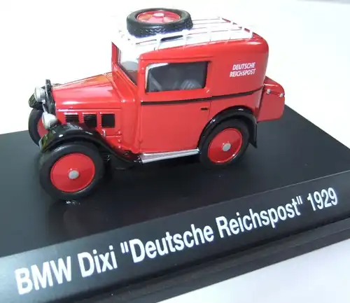 Schuco BMW Dixi "Deutsche Reichspost" 1929 Metallmodell in Originalbox (0661)
