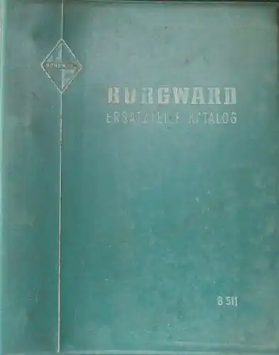 Borgward Ordner 1958 Ersatzteile-Katalog B 511 ohne Inhalt (2377)