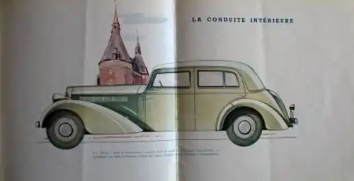 Imperia T.A. Adler Modellprogramm 1937 Automobilprospekt (8697)