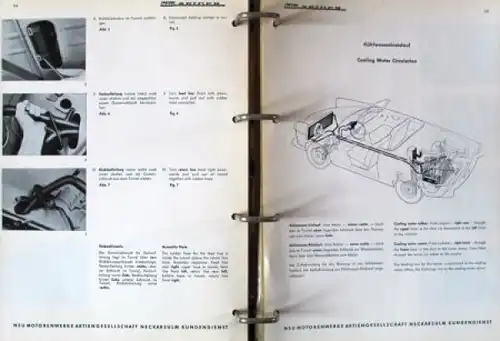 NSU Wankel Spider 1964 Reparaturhandbuch in Originalordner (7301)