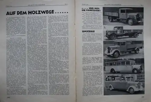 "Das Auto und Kraftrad" Automobil-Motorrad Zeitschrift 1934 drei Ausgaben (2106)