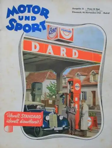 "Motor & Sport" Motor-Zeitschrift Pössneck 1938 (7713)