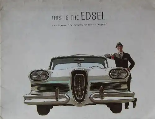 Edsel Ford Modellprogramm 1957 Automobilprospekt (7870)