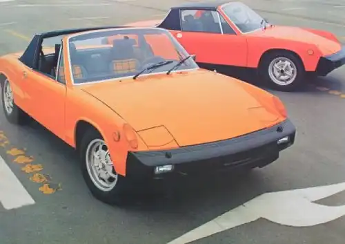 Porsche 914 2 Liter Modellprogramm 1974 Automobilprospekt (1183)