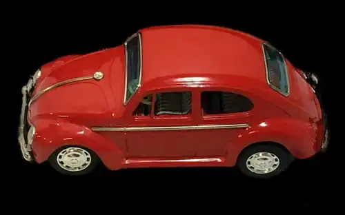 Taiyo Volkswagen Käfer 1969 Blechmodell mit Batterieantrieb (0285)