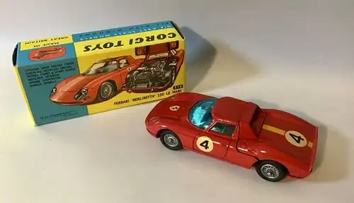 Corgi Toys Ferrari Berlinetta 250 Le Mans 1964 Metallmodell in Originalbox (8566)