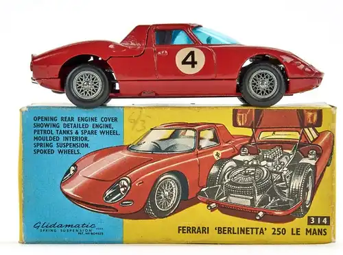 Corgi Toys Ferrari Berlinetta 250 Le Mans 1964 Metallmodell in Originalbox (8566)