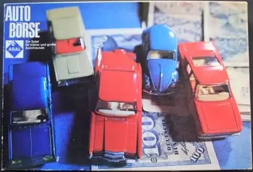 Aral "Auto-Börse" 1971 Automobil-Tankstellen Brettspiel im Originalkarton (1511)