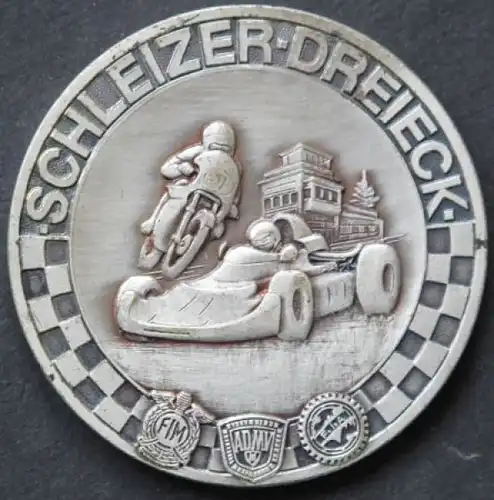 Schleizer Dreieck-Rennen 1970 Rennsport-Plakette (4470)