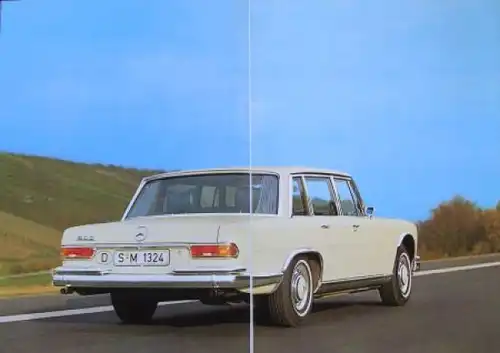 Mercedes-Benz 600 Pullmann Modellprogramm 1979 Automobilprospekt (8269)