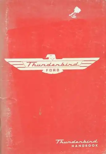 Ford Thunderbird 1955 Betriebsanleitung (8232)