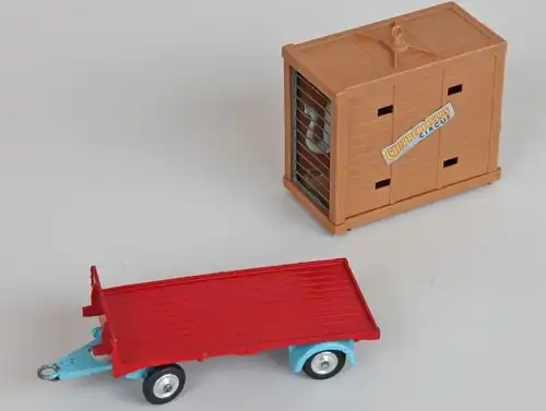 Corgi Toys Bedford Traction "Chipperfield Cirus" Lastwagen mit Anhänger 1959 Metallmodell (9069)