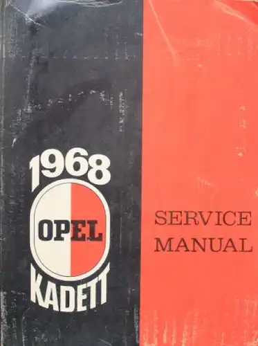 Opel Kadett 1968 Reparatur-Handbuch (8616)