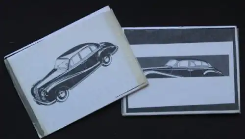 BMW 501 Limousine 1958 zwei original Fotoglasplatten (8650)