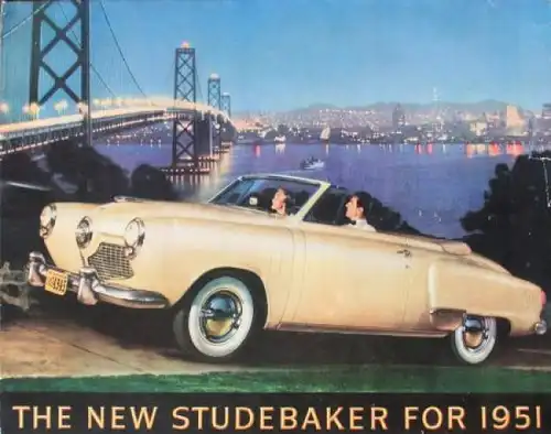 Studebaker Modellprogramm 1951 Automobilprospekt (4897)