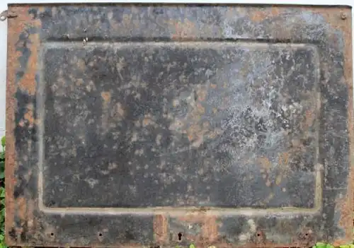 Esso Standard Oelkabinettür 1938 "Ihr Vollschutz Motoröl" Metall (3183)