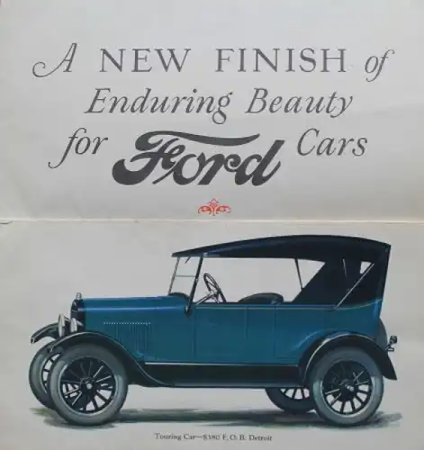 Ford T Modellprogramm 1924 "New Colors" Automobilprospekt (4876)