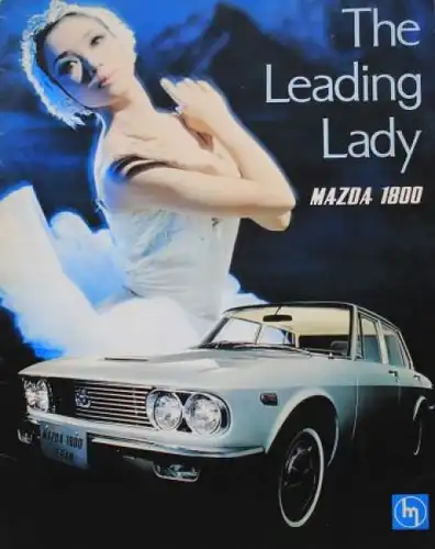 Mazda 1800 Modellprogramm 1968 "The leading lady" Automobilprospekt (1040)