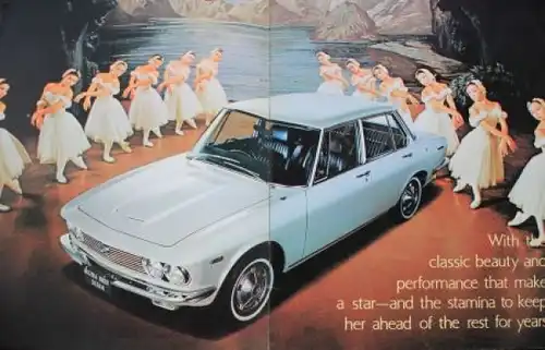 Mazda 1800 Modellprogramm 1968 "The leading lady" Automobilprospekt (1040)