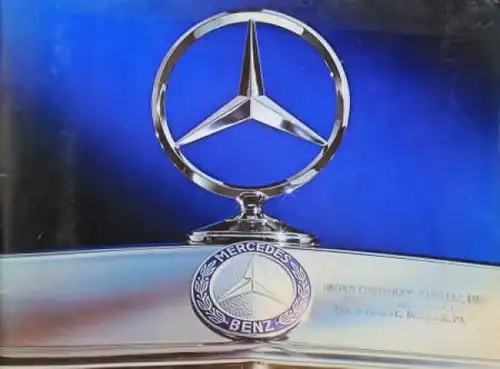 Mercedes-Benz US-Modellprogramm 1974 Automobilprospekt (6178)