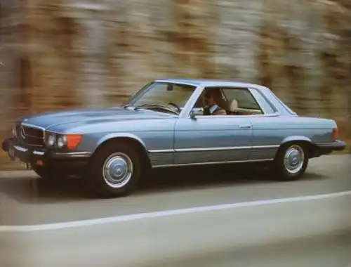 Mercedes-Benz US-Modellprogramm 1974 Automobilprospekt (6178)