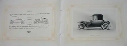 Albert Privat Carrosseries Modellprogramm 1912 Automobilprospekt (5562)
