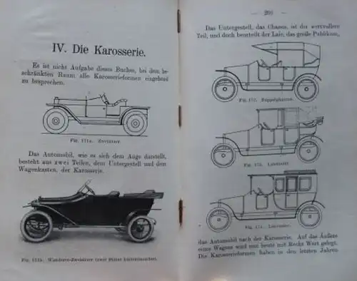 Martini "Das moderne Automobil" Fahrzeugtechnik 1917 (5783)