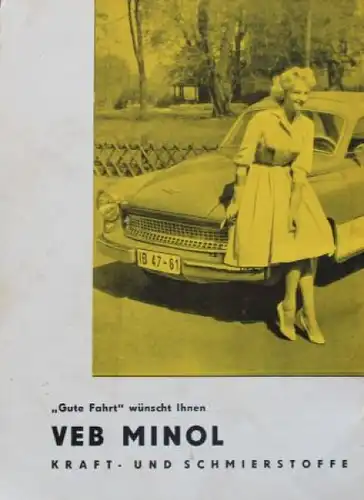 Minol "Minol Ratgeber" Tankstellen-Zeitschrift 1962 (8077)