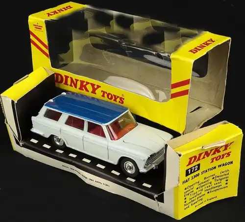Dinky Toys England Fiat 2300 Familiale 1963 Metallmodell in Originalbox (3822)