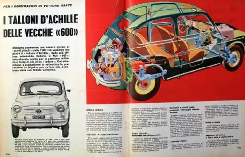 "Quattroruote" Automobil-Magazin Italien 1956 drei Ausgaben (4823)