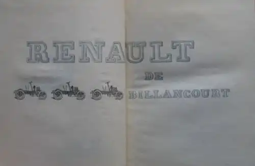 Saint Loup "Renault de Billancourt" Renault-Firmenhistorie 1954 limitierte Auflage (4263)