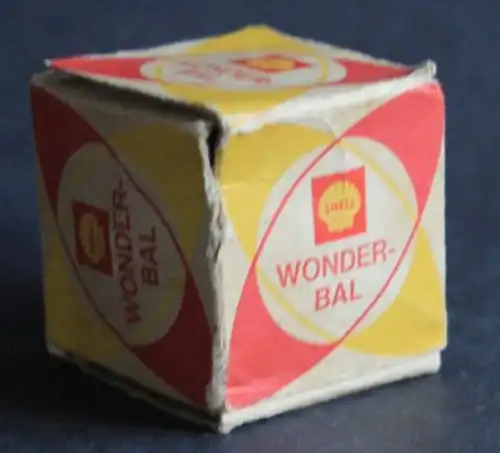 Shell Wurfball Werbeartikel "Wonderball" 1960 in Originalkarton (5061)
