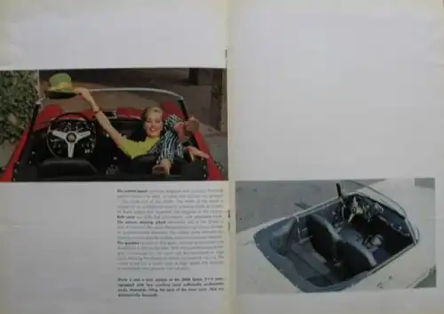 Alfa Romeo 2000 Spider Modellprogramm 1961 Automobilprospekt (2439)