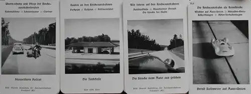 Hauser Spielkarten "Unsere Reichsautobahn" 1938 Kartenspiel (0429)