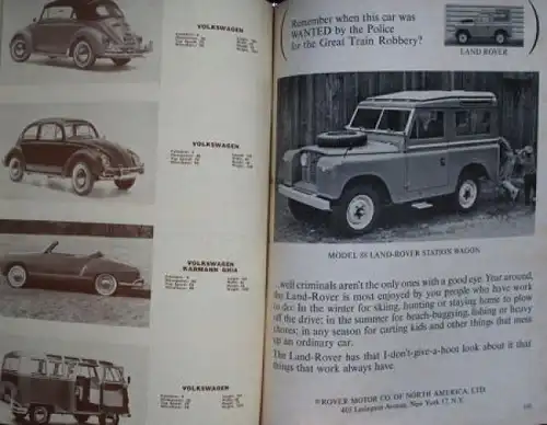 "International Automobil Show New York" Automobil-Ausstellungs-Katalog New York 1964 Jahrbuch (0537)