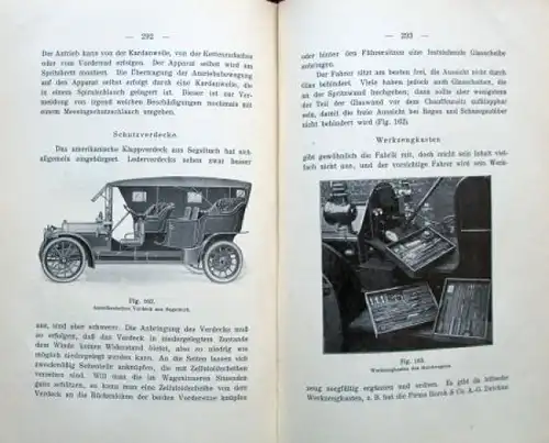 Lehmbeck "Das Buch vom Auto" Fahrzeugtechnik 1910 (2346)