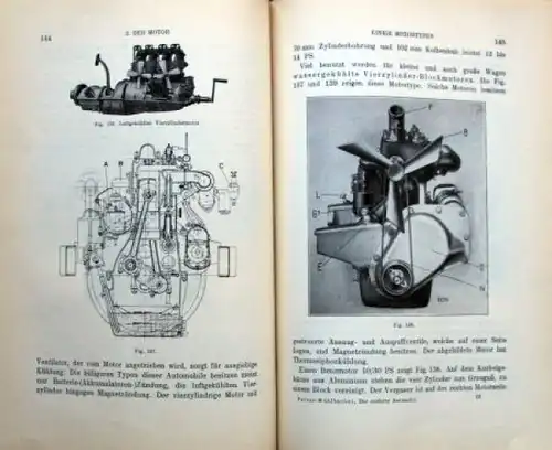 Lehmbeck "Das Buch vom Auto" Fahrzeugtechnik 1910 (2346)