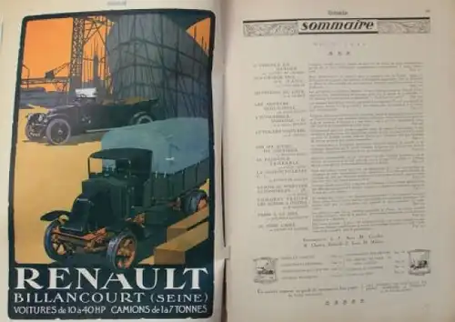 "Omnia - Revue L' Automobile" Automobil-Magazin 1920 (5295)