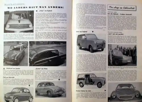 "Der Kleinwagen" Kleinwagen-Magazin 1957 (8112)