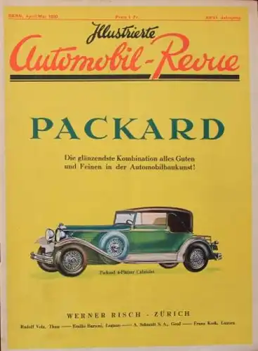 "Automobil Revue" Automobil-Magazin 1930 (2584)