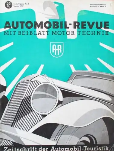 "Automobil Revue" Automobil-Magazin 1939 (8783)