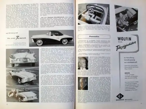 "Karosserie und Fahrzeugbau" Konstruktions-Magazin 1957 (6253)