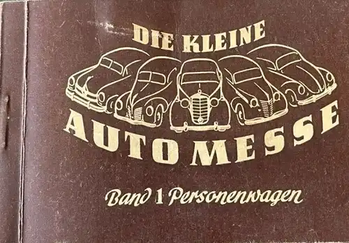 Stender "Die kleine Automesse - Personenwagen" Automobil-Jahrbuch 1951 (0143)