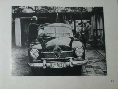 Stender "Die kleine Automesse - Personenwagen" Automobil-Jahrbuch 1951 (0143)
