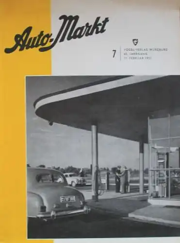 "Auto Markt" Vogel Auto-Zeitschrift 1955 Borgward Motiv (5204)